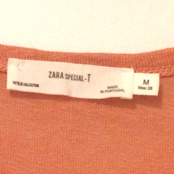 ZARA Women’s Linen T Shirt- M - Picture 5 of 8